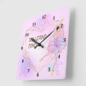 Ballerina Horloge pour les jeunes filles Salle (Angle)