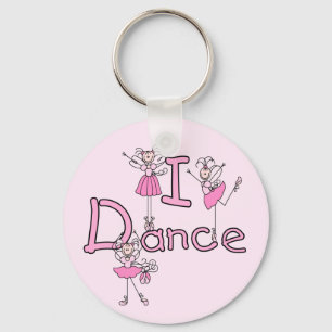 Ballerina I Dance T-shirts en cadeautjes Sleutelhanger