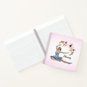 Ballerina in Blue Personal Pink Notitieboek