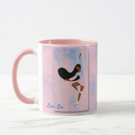 Ballerina in de Mok Roze koffie