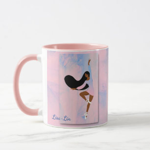 Ballerina in de Mok Roze koffie