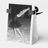 Ballerina in de sneeuw - bedankdoosjes (Achterkant)