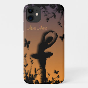 Ballerina in Garden Dusk Personal iPhone 11 Hoesje
