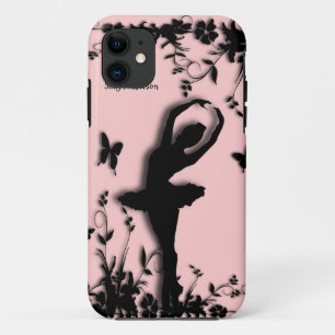 Ballerina in Garden Pink Personal iPhone 5 Hoesje