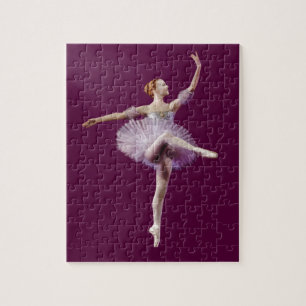Ballerina in het Paars en wit  Legpuzzel