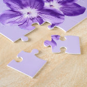 Ballerina in het Paars en wit Legpuzzel (Zijkant)