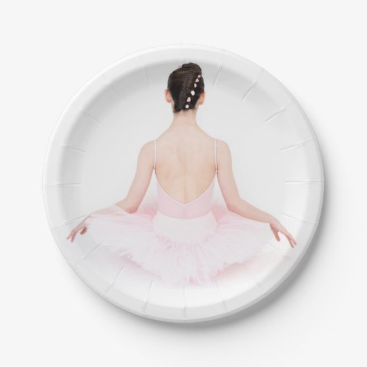 ballerina in roze tutu bord (Voorkant)