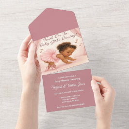 Ballerina in the Making All In One Uitnodiging