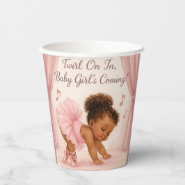 Ballerina in the Making Papieren Bekers