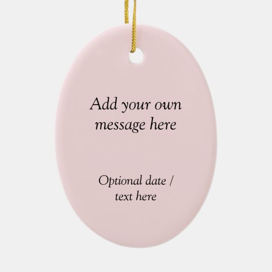 Ballerina in Tutu, en pointe pose, gesilhoueteerd Keramisch Ornament (Achterkant)