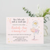Ballerina Invitation Anniversaire Tutu Cute (Debout devant)