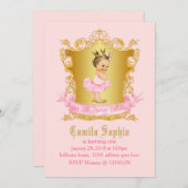 Ballerina Invitation Kaart (Voorkant / Achterkant)