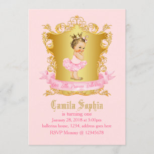 Ballerina Invitation Kaart
