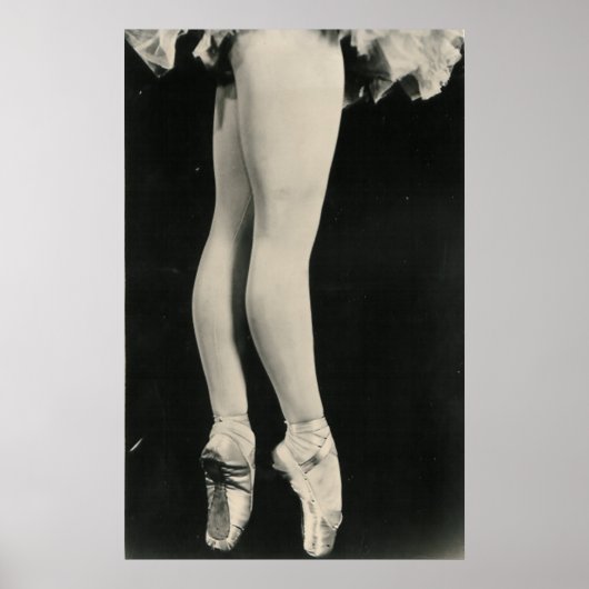 BALLERINA JAMBES POSTER (Devant)
