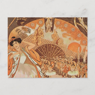 Ballerina Japanse Steinlen Reve French Art Dance Briefkaart