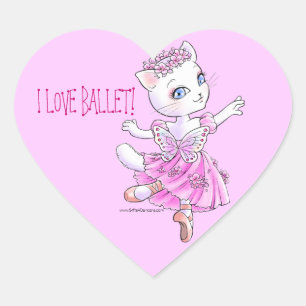 Ballerina Kat Sticker