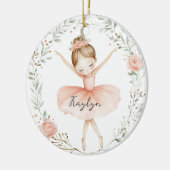 Ballerina Keramisch Ornament (Links)