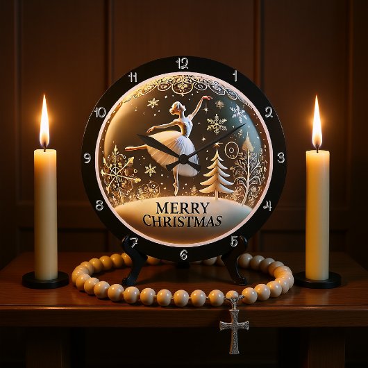 Ballerina Kerstmis Grote Klok