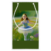 Ballerina Klein Cadeauzakje (Achterkant)