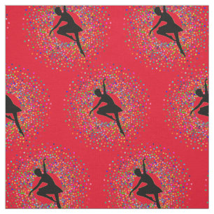 Ballerina kleur burst stof