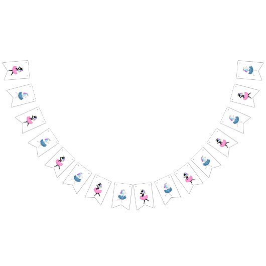 Ballerina licorns bascule drapeaux (Tout)