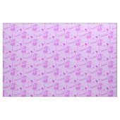 Ballerina ligne art nommé tissu violet (Fat Quarter)