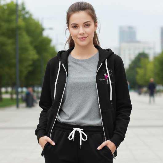 Ballerina Live Dream Dance Hoodie