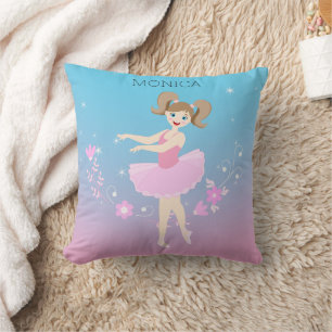 Ballerina meisje Verjaardagsfeest Kussen