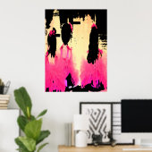Ballerina Meisjes In Roze Tutu Poster (Thuiskantoor)