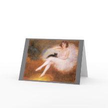 Ballerina met een zwarte kat van Carrier-Belleuse