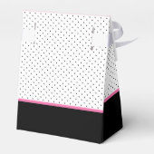 Ballerina met Roze Jurk Verjaardagsfeest Bedankdoosjes (Achterkant)