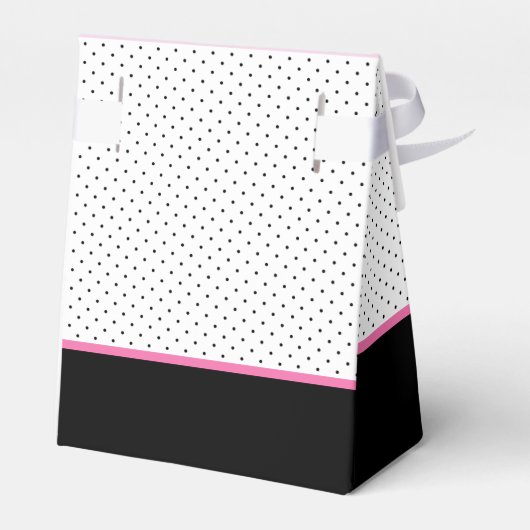 Ballerina met Roze Jurk Verjaardagsfeest Bedankdoosjes (Achterkant)