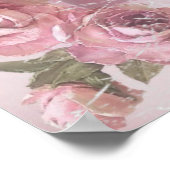 Ballerina met Rozen en Violet Poster (Hoek)