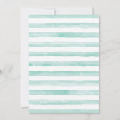 Ballerina Monnaie Anniversaire Invitation (Dos)