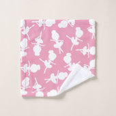 Ballerina Motif, Ballet Girls, Ballet Dance (Gant de toilette)