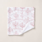 Ballerina Moves Motif Pink ID738 (Gant de toilette)