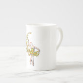 Ballerina Mug - Feu Ballet Danseuse Art Design (Devant droit)