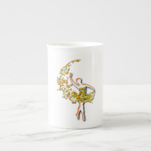 Ballerina Mug - Feu Ballet Danseuse Art Design