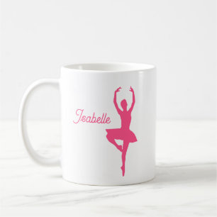 "Ballerina" Mug personnalisée (rose)