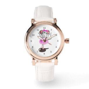Ballerina Muis Horloge Fun Schilderen