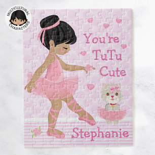 Ballerina Multiculturelle Tutu mignon Puzzle