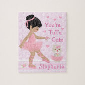 Ballerina Multiculturelle Tutu mignon Puzzle (Vertical)