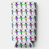 Ballerina Neon Ballet Dansers Dans Verjaardagsfees (Voorkant)