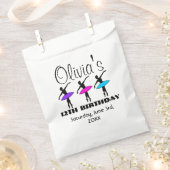 Ballerina Neon Ballet Dansers Dans Verjaardagsfees Bedankzakje (Geknipt)