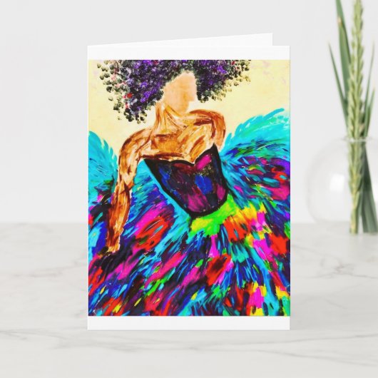 Ballerina Note Kaart<Blank Inside> (Voorkant)