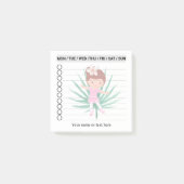 Ballerina om lijst te doen post-it® notes (Voorkant)