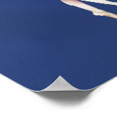 Ballerina on Pointe in Spotlight Poster (Hoek)