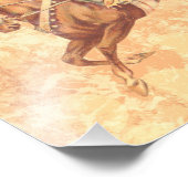 Ballerina op Horseback Foto Afdruk (Hoek)