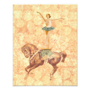 Ballerina op Horseback Foto Afdruk
