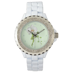 Ballerina Orchid Ballet Dancer Horloge Gift